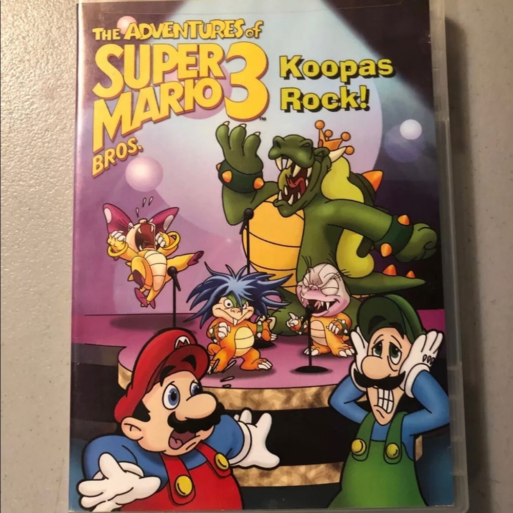 The Adventures of Super Mario Bros. 3 Koopas Rock! Nintendo Mario Brothers Shows